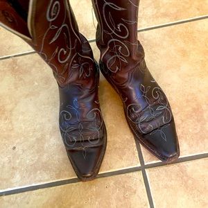 Lucchese 1883 boots snip toe